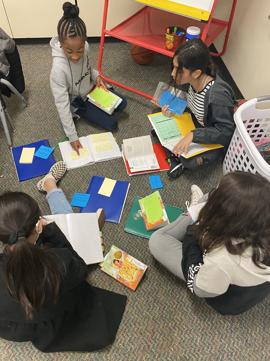 This has been a challenging year, so I haven’t tweeted as much. But - with all that said, there are some amazing things happening in the classroom. I do enjoy being back in it! Book clubs are in full swing 🎉🎉 <a href="/TCRWP/">TCRWP</a> <a href="/KleinISD/">Klein ISD</a> <a href="/GreenwoodKISD/">Greenwood Forest</a>
