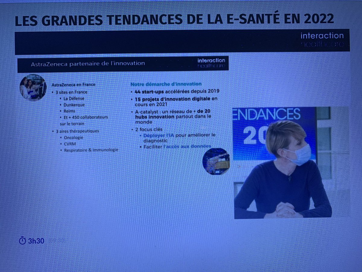 [#esante2022]
Focus sur l’#innovation en santé @AstraZenecaFR avec un prisme 
où la technologie n’est plus un accessoire de l’#industrie pharmaceutique 
mais un accélérateur qui permet de soigner 
<a href="/digitalsante/">Interaction Healthcare</a>