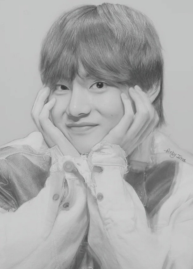 BTS Kim Taehyung Sketch  Aarushi Nema