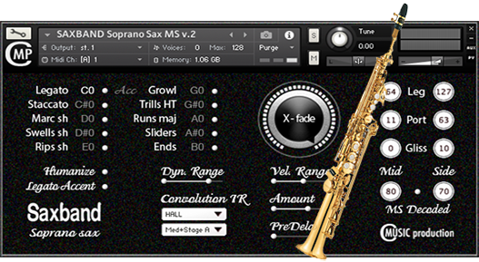 Cmusic_Pro's tweet photo. SAXBAND Soprano Sax Kontakt Library sale – 70% off!
Until January30th, you can get:
https://t.co/8QGDGehPDc
SAXBAND Soprano Sax:
Regular Price $99 | Now Only $29.70 (70%off).
#saxophone #sopranosax #bigband #orchestra https://t.co/kfjsjyG7YH