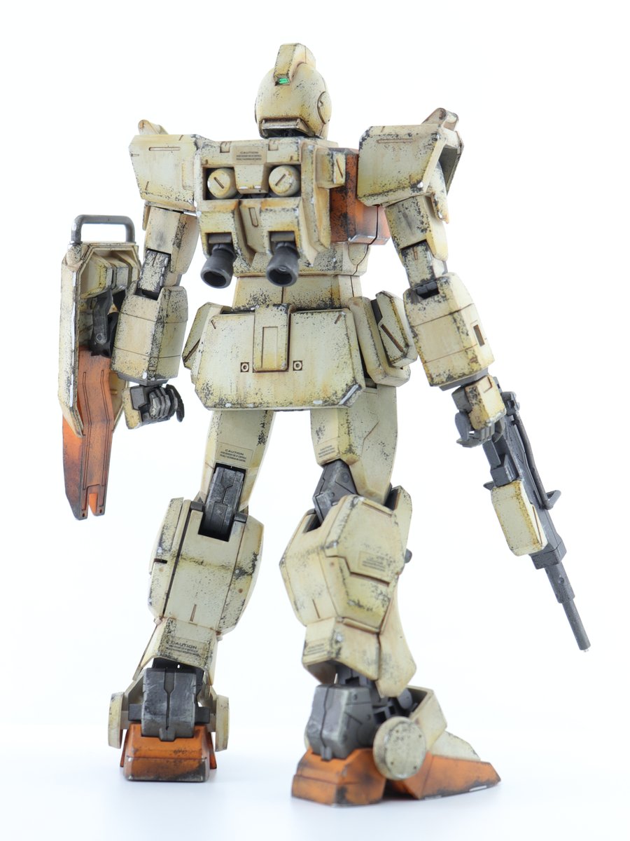 MG1/100陸戦型ジム完成しました。 ウェザリングやりすぎた。でも