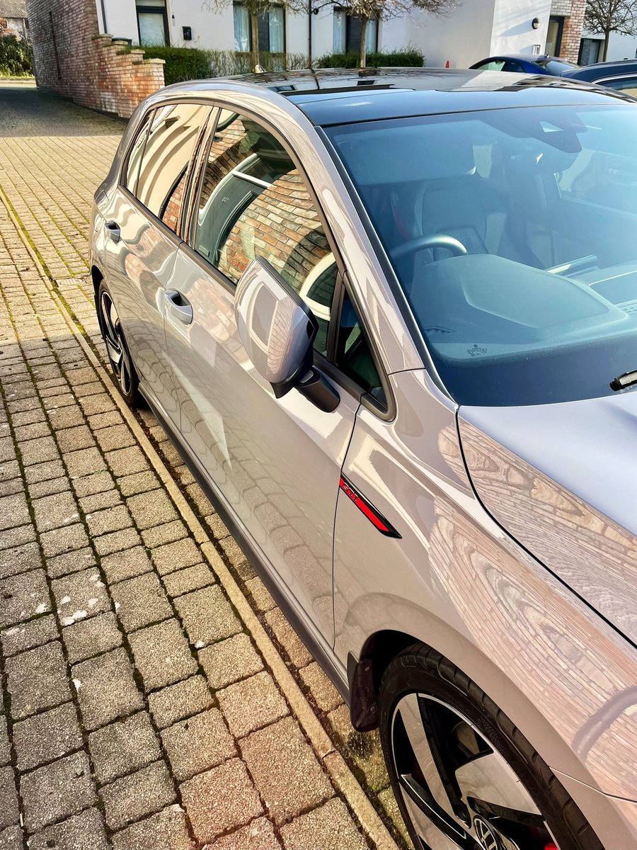 apm0788's tweet photo. Feeling overwhelmed? Clean your car, it’s very therapeutic. 
Buff that bodywork like you’ve never buffed before! 
#PowerMaxed: Alloy &amp; paintwork pre wash soak, shampoo and wax.
#ShineArmor: Fortify quick coat ceramic coating. 
#AutoGlym: Tyre dressing.
#TurtleWax: Glass.
#VW #GTI https://t.co/CbVDINY6DI
