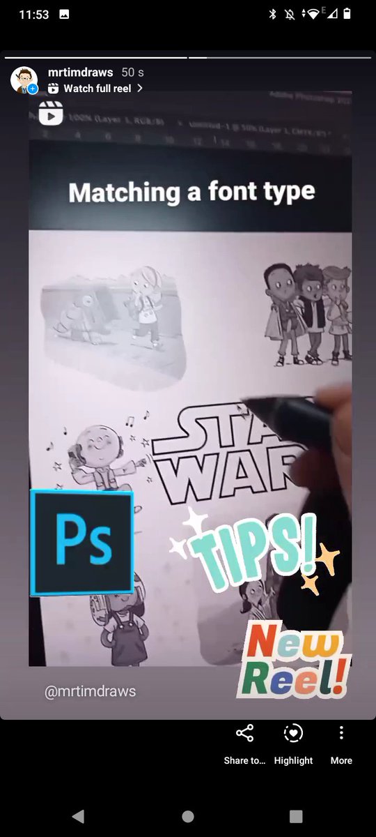 timbudgen's tweet photo. New 30 second Photoshop tip on my Instagram reel.
Matching a font type π
Insta: @mrtimdraws
#photoshoptips
#30sectips https://t.co/75ShPhWpb6