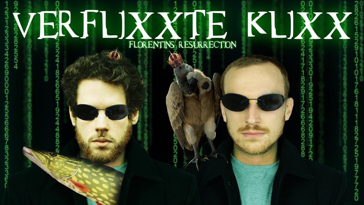 Waller! Waller! manche Strecke,
dass zum Zwecke,
Kronen kriege, 
und durch Regies Effekt-Geballer, 
Donnerstag VerflixxteKlixx genieße.

#rbtv  #verflixxteklixx
<a href="/larsericpaulsen/">Lars Paulsen</a> <a href="/Pommes_Ruppel/">Florentin Will</a>