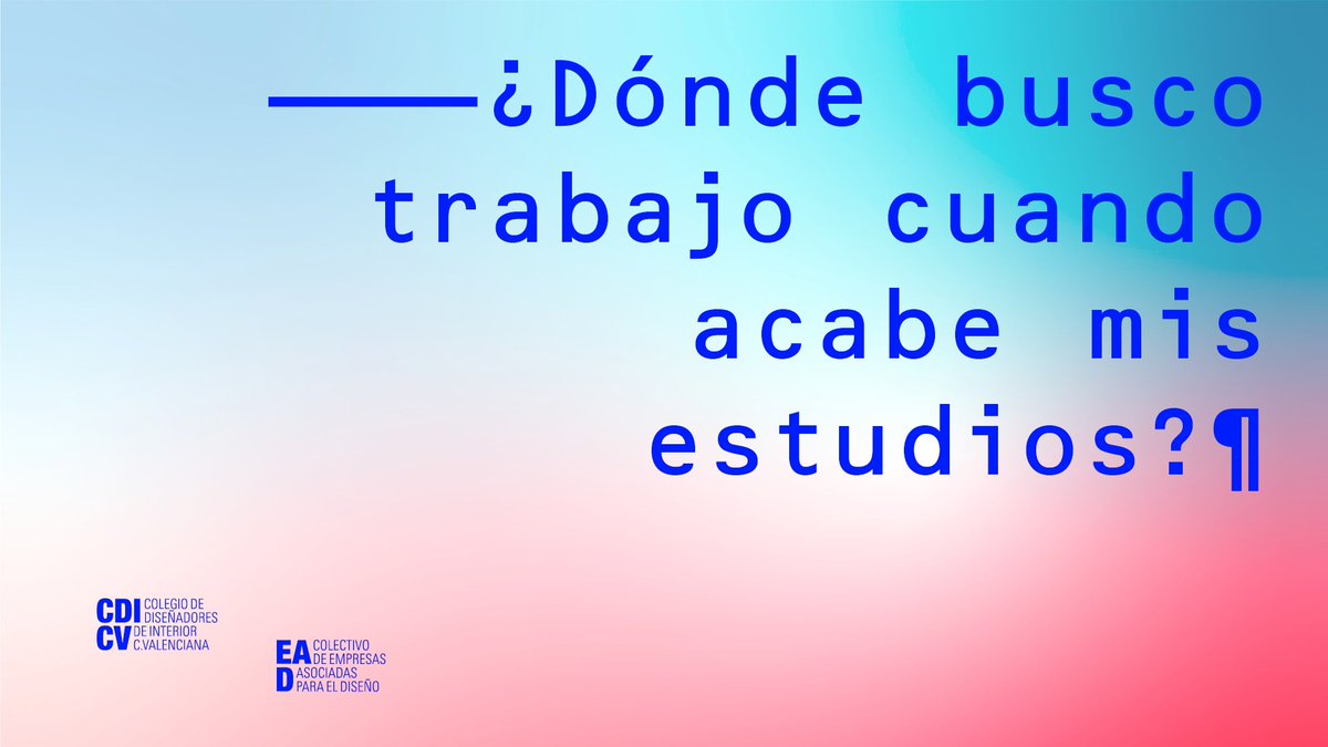 CDICV's tweet photo. TODO Y MÁS SOBRE EL CDICV
¿Donde busco trabajo cuando acabe mis estudios?
👉En el #CDICV contamos con una bolsa de #trabajo activa y específica para los miembros del Colegio.
#TodoymássobreelCDICV
📱963 524 339—https://t.co/v6c0MJmwZW
Diseño gráfico: #Samaruc https://t.co/7YKUc7fqXl