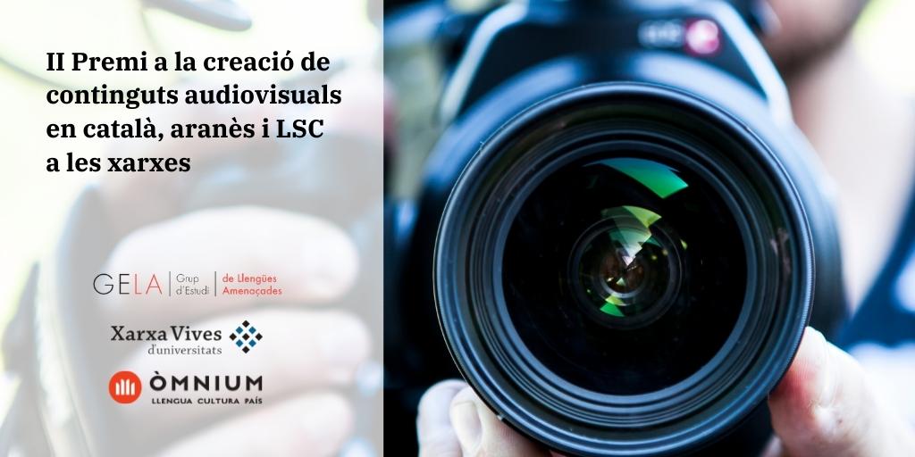 LlengüesUA (@llenguesua) on Twitter photo La <a href="/xarxavives/">Xarxa Vives d'Universitats</a> convoca el II Premi a la creació de continguts audiovisuals a les xarxes en #català/#valencià, #aranés i #llenguadesignescatalana 📱
Els premis són de 1.000€ i el termini de presentació acaba el 28 de febrer 📅
vives.org/programes/prem… La <a href="/xarxavives/">Xarxa Vives d'Universitats</a> convoca el II Premi a la creació de continguts audiovisuals a les xarxes en #català/#valencià, #aranés i #llenguadesignescatalana 📱
Els premis són de 1.000€ i el termini de presentació acaba el 28 de febrer 📅
vives.org/programes/prem…