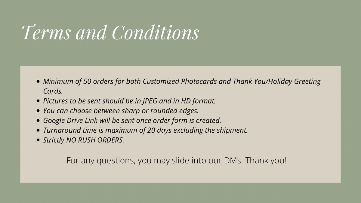 GNSPRINTSHOP's tweet photo. If you have questions, you may slide into our DM 🤍💚 #GNSPrintShop https://t.co/4OQXteyZuV
