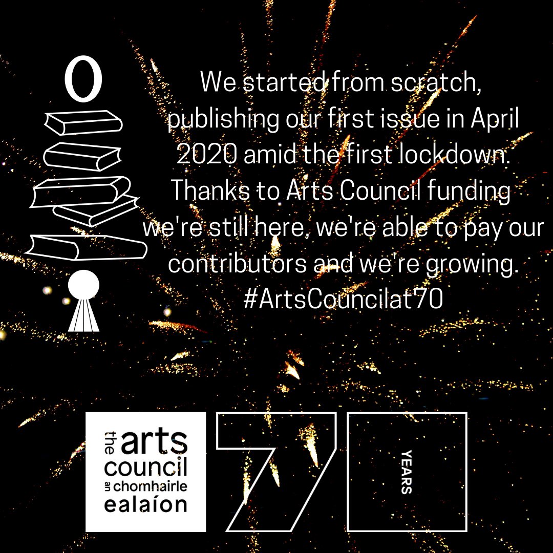 Happy 70th @artscouncil_ie and thanks for the support. This special place for teen writers and artists wouldn’t be thriving without you. #ArtsCouncilat70