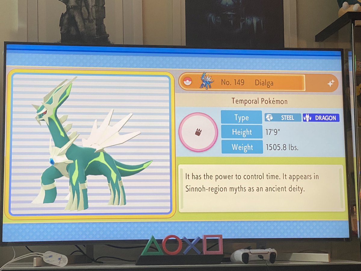 Beckwan's tweet photo. 7 soft resets. Easiest shiny I’ve ever got! ✨ #BDSP #ShinyPokemon #Pokemon https://t.co/KlLhwZ2hMn