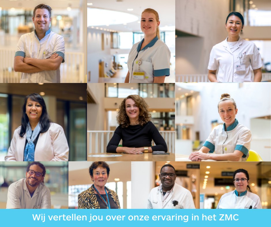 Hoe is het om in het Zaans Medisch Centrum te werken? Wanneer heb je een top dag? En hoe omschrijf je jouw afdeling in 1 woord? 11 collega's geven antwoord op deze en andere vragen. Je leest hun verhaal op onze nieuwe website: werkenbijzmc.nl/werkenbijzmc/m…
