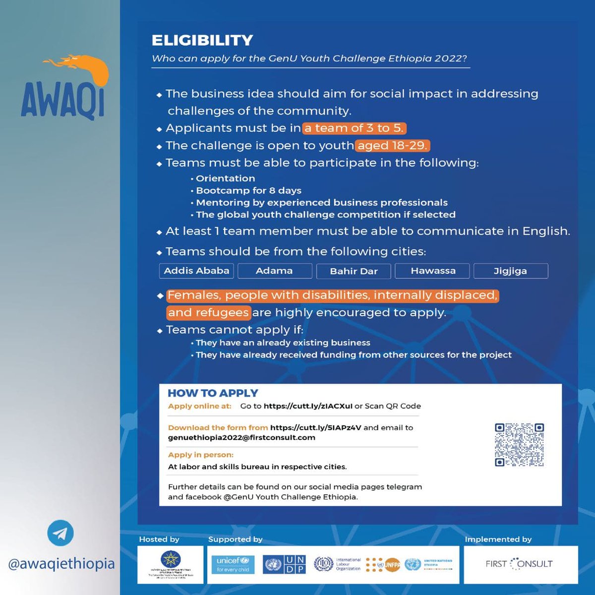 Calling on young innovators