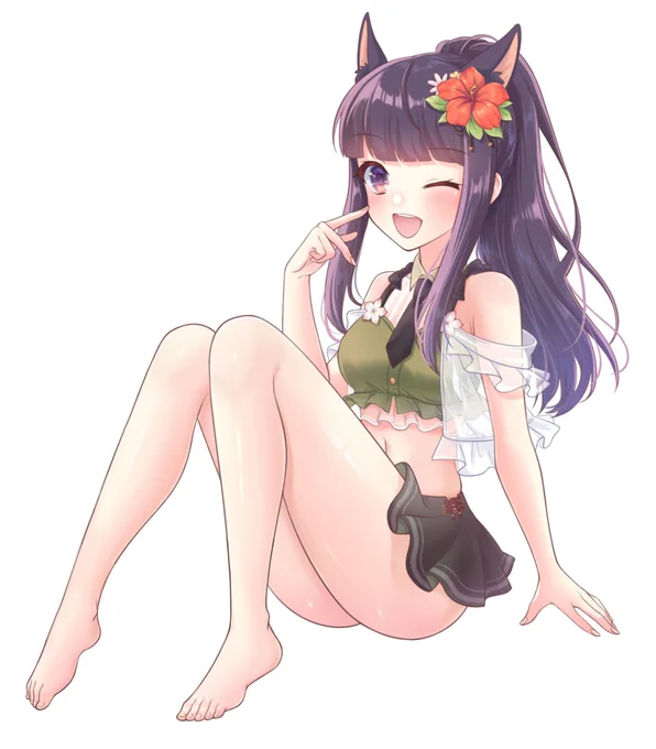 水着カスミ (⌯'ᵕ'⌯)
#プリコネR 
#プリコネR勢と繋がりたい 