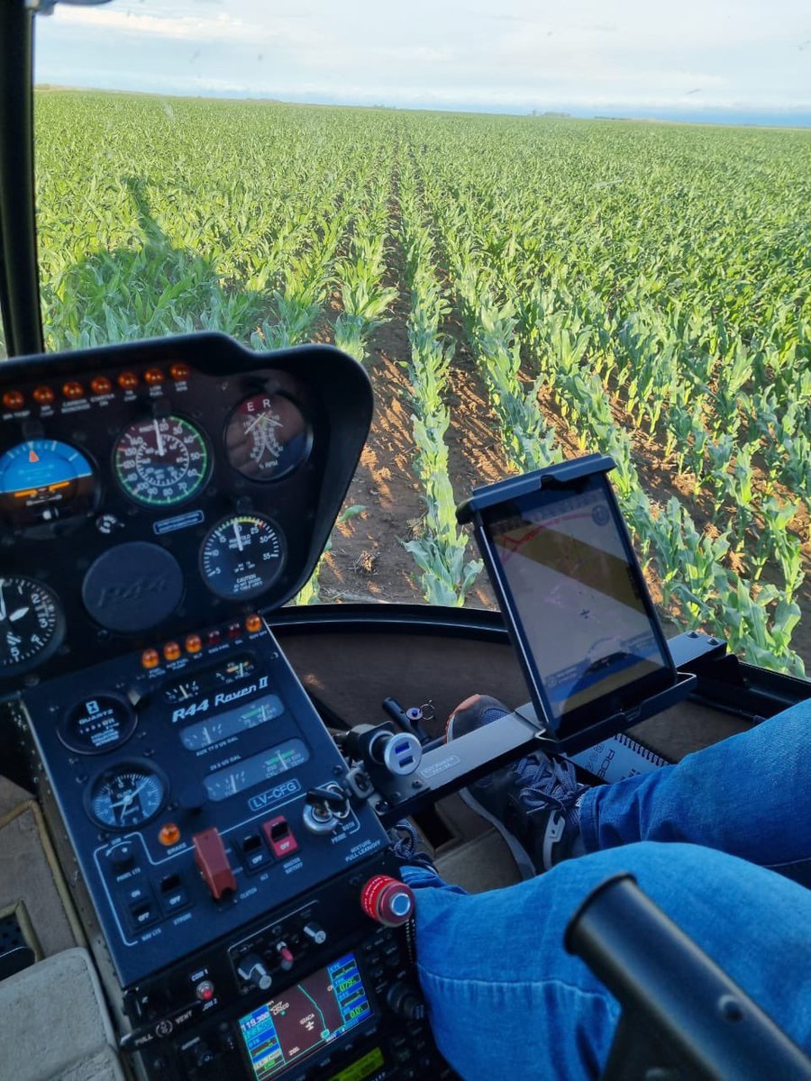 El helicóptero y el campo, una sociedad que se consolida Imagen gentileza Gonzalo Giacardi