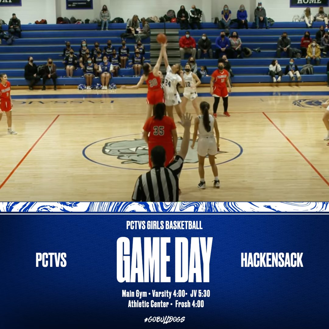 Come out and support your Lady Bulldogs today at home as they take on Hackensack! 

Main Gym: Varsity at 4:00, JV at 5:30

Athletic Center: Freshmen at 4:00