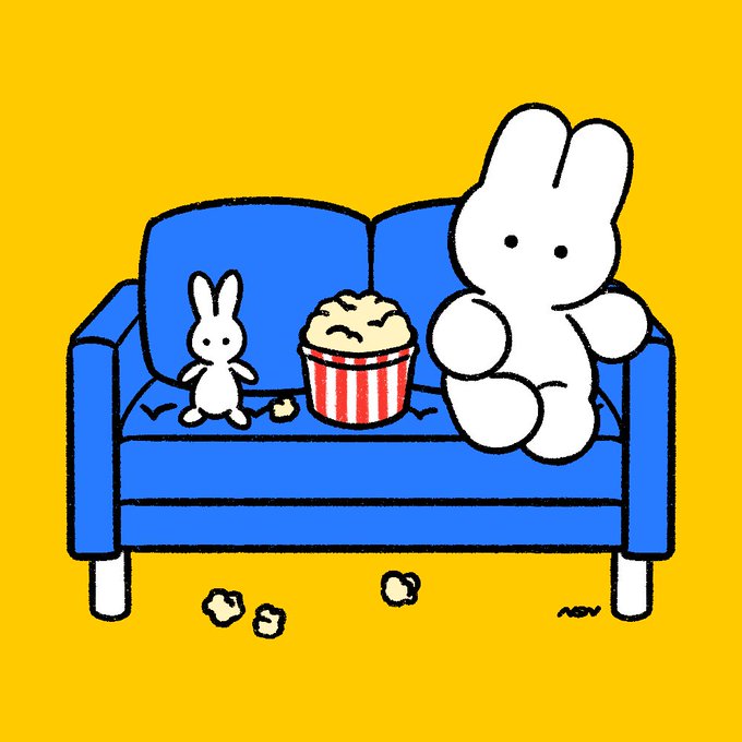 「couch popcorn」 illustration images(Latest)