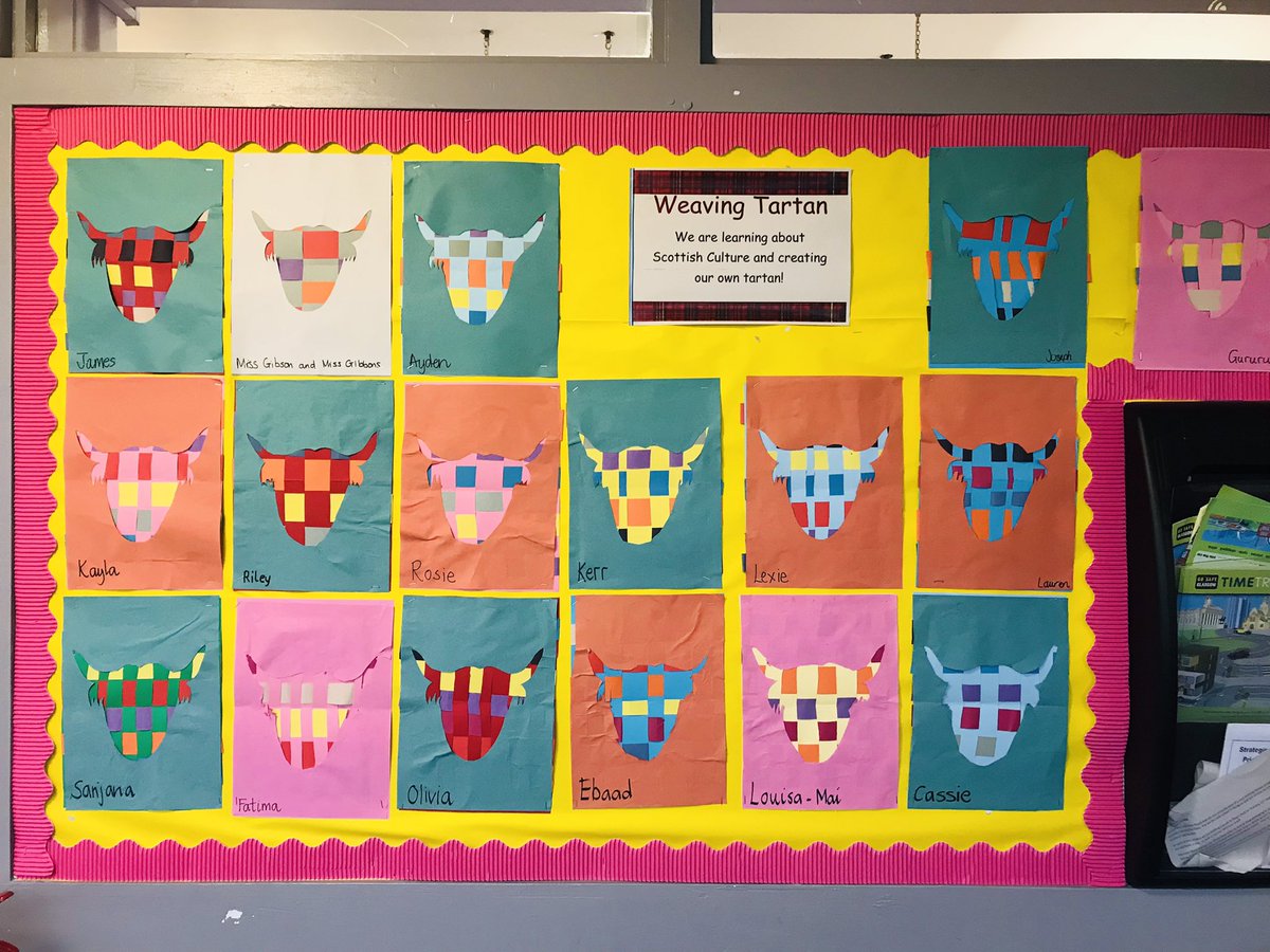 MissGibbons2's tweet photo. Primary 5b of @KingsparkP and I were making these lovely tartan highland cows this morning😍 great job folks! 🏴󠁧󠁢󠁳󠁣󠁴󠁿 https://t.co/wb76t8eqTS