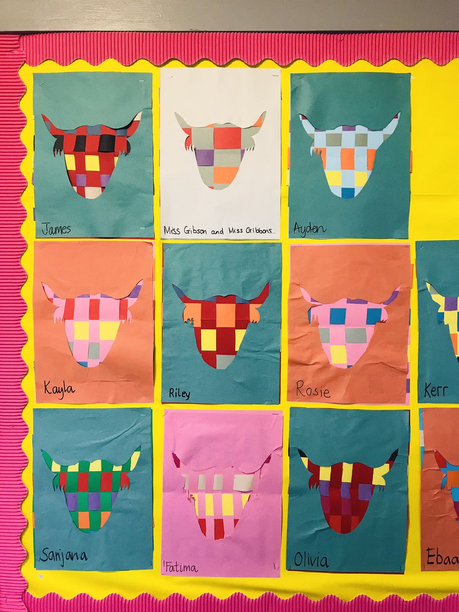 MissGibbons2's tweet photo. Primary 5b of @KingsparkP and I were making these lovely tartan highland cows this morning😍 great job folks! 🏴󠁧󠁢󠁳󠁣󠁴󠁿 https://t.co/wb76t8eqTS
