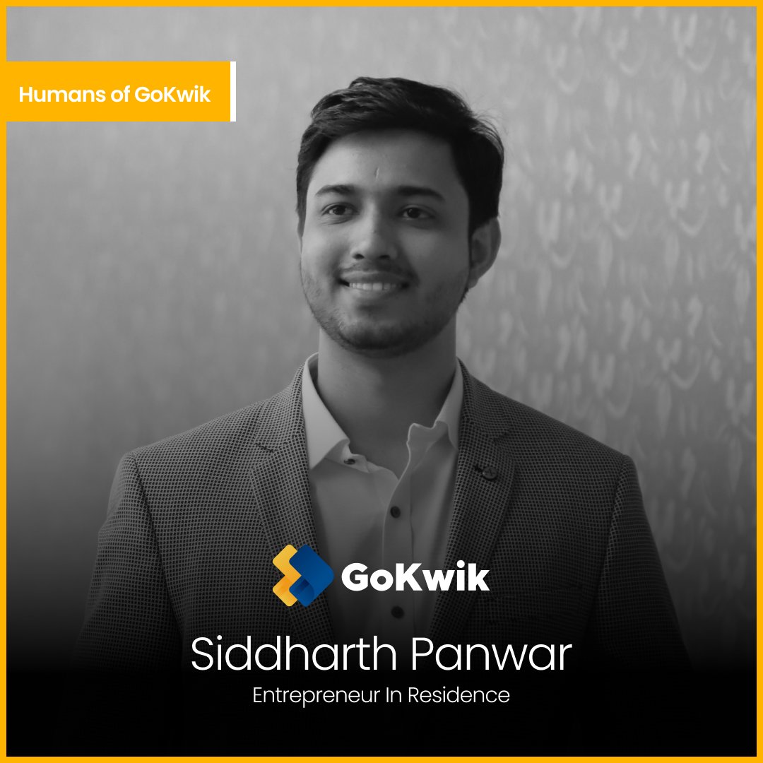 gokwik's tweet photo. Meet @siddpanwar: Entrepreneur In Residence at GoKwik. He is a prominent part of fundraising, integrations, and product.
Heβs a great example of being a balanced individual and is focused on going big.
Send some love his way, because he sure deserves it. ππ»
#GoTeamTuesday https://t.co/80yNZdCUpW
