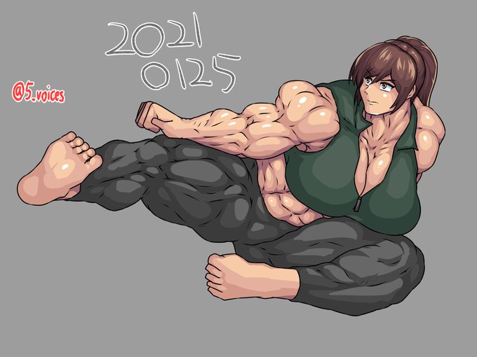 ボディビル模写。 