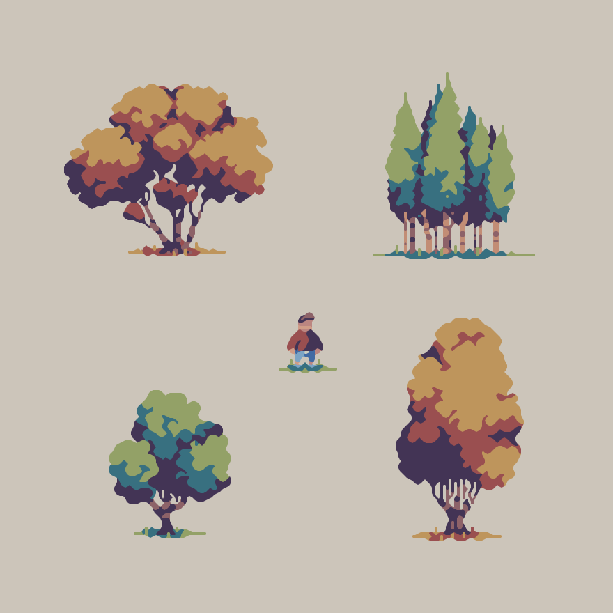 angry__snail's tweet photo. Silky smooth trees! https://t.co/A04GNBr7OP