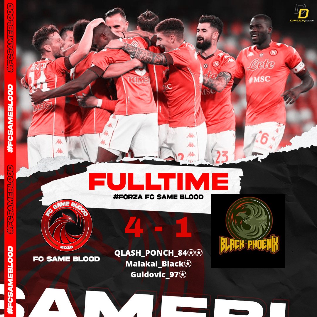 MATCHREPORT

<a href="/VPLItaly/">VPL Italy 🇮🇹</a> 5°Giornata (ritorno)
🆚 <a href="/blackphoenixpc/">Black Phoenix</a>
⚽ <a href="/Ponciarello/">Ponch_84</a>(2) <a href="/Malakai__Black/">𝑿_𝑴𝒂𝒍𝒂𝒌𝒂𝒊_𝑩𝒍𝒂𝒄𝒌</a>
<a href="/Guidovic_97/">Guidovic_97</a>
📐 <a href="/T226435/">Fringuello4056</a>
👑 <a href="/Ponciarello/">Ponch_84</a>
GG agli avversari 👏
#AdelanteSiempre🇮🇹🇻🇪⚫🔴🦅