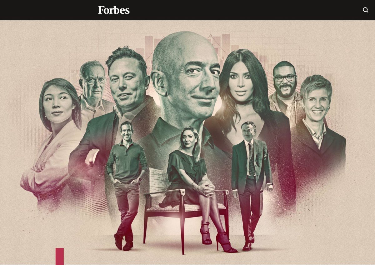 You know what all of these richest people in the world have in common, according to Forbes? 
They all have Bitcoin!