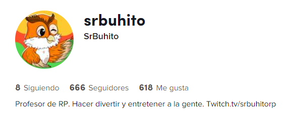 SrBuhito's tweet photo. 😱666 seguidores en TikTok 😱

https://t.co/AhWebm62E2 https://t.co/6a5iDVVQf2