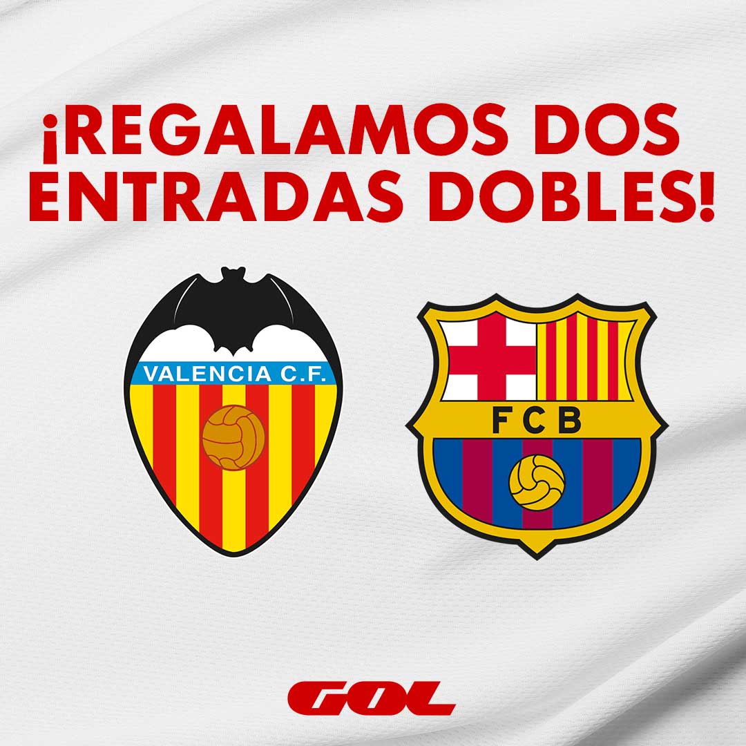 Directo Gol (@directogol) on Twitter photo 🎁 REGALO 🎁
💥 ¿Quieres ganar una entrada doble para el <a href="/valenciacf/">Valencia CF</a> 🆚 <a href="/FCBarcelona_es/">FC Barcelona</a>?
👇🏽 Pasos:
❤️ Sigue a <a href="/DirectoGol/">Directo Gol</a>
🔁 Haz RT
📲 Deja un comentario con el hashtag #DirectoGol
🏅 El jueves por la noche anunciamos a los dos ganadores 🎁 REGALO 🎁
💥 ¿Quieres ganar una entrada doble para el <a href="/valenciacf/">Valencia CF</a> 🆚 <a href="/FCBarcelona_es/">FC Barcelona</a>?
👇🏽 Pasos:
❤️ Sigue a <a href="/DirectoGol/">Directo Gol</a>
🔁 Haz RT
📲 Deja un comentario con el hashtag #DirectoGol
🏅 El jueves por la noche anunciamos a los dos ganadores