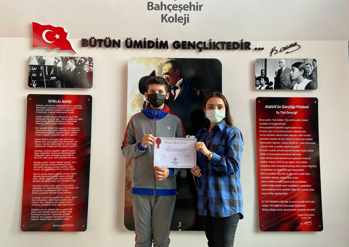 Türkiye Geneli Töder Lgs Denemesinde Türkiye 1.si olan öğrencimiz Efe Çiftçi’yi tebrik eder başarılarının devamını dileriz.🏆