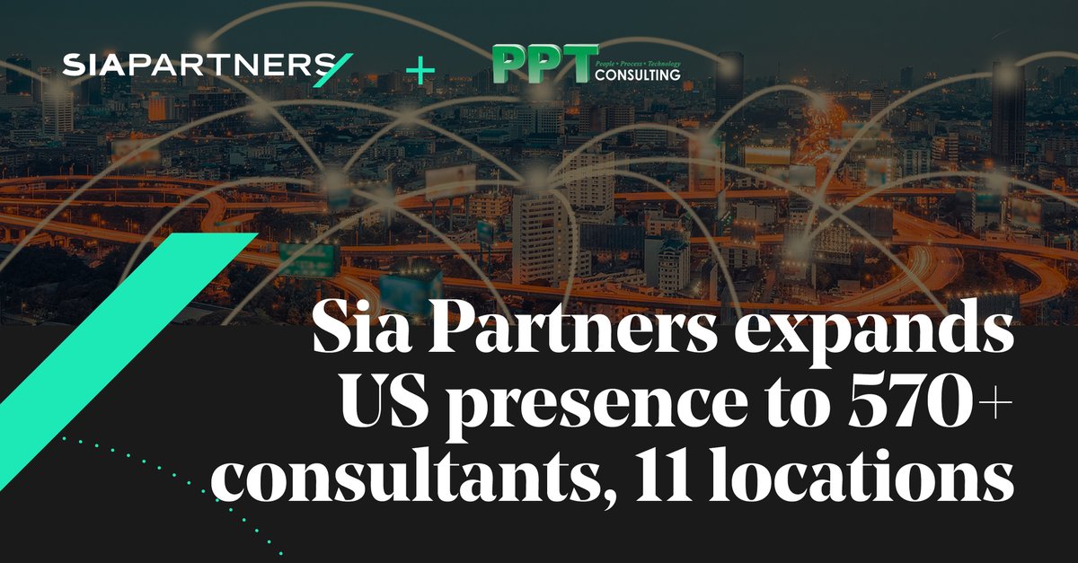 Thanks to the acquisition of @PPTConsulting, who employ 50+ consultants, we are now able to mobilize 570+ experts across North America, allowing us to expand our sectors, services and locations, helping us to continue delivering superior value to clients: bit.ly/3q3K4jD