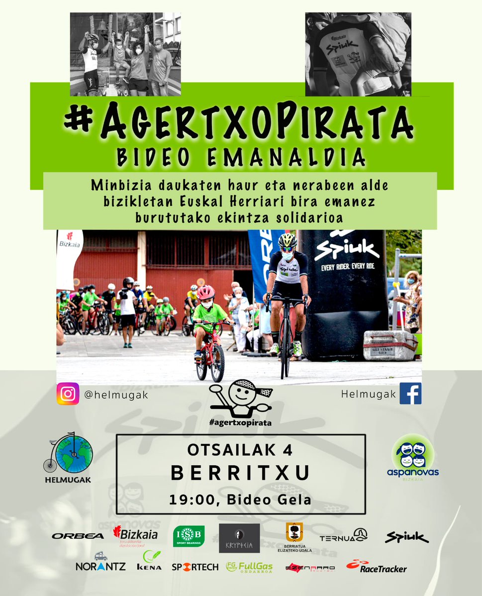 📌Egin lekua agendan, otsailaren 4an!

📽️Edukiera betetzen bada, beste saio bat egingo da otsailaren 5ean 18:00etan.

@LeakoHitza <a href="/txakamrt/">TXAKA</a> <a href="/helmugakmb/">Helmugak</a> <a href="/aspanovas/">ASPANOVAS</a> #Berritxu #Berriatua