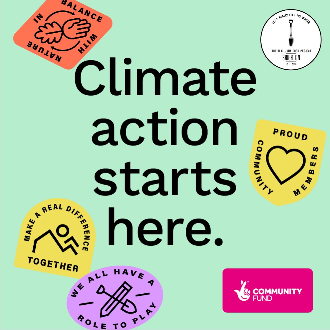 Great news! We've received funding from @TNLComFund 's Climate Action Fund for action @FitzherbHub when it reopens early Summer. We'll work with @BTTCOfficial to promote messages about food waste to the community and local schools. #ClimateFundUK #OneStepGreener #ClimateAction