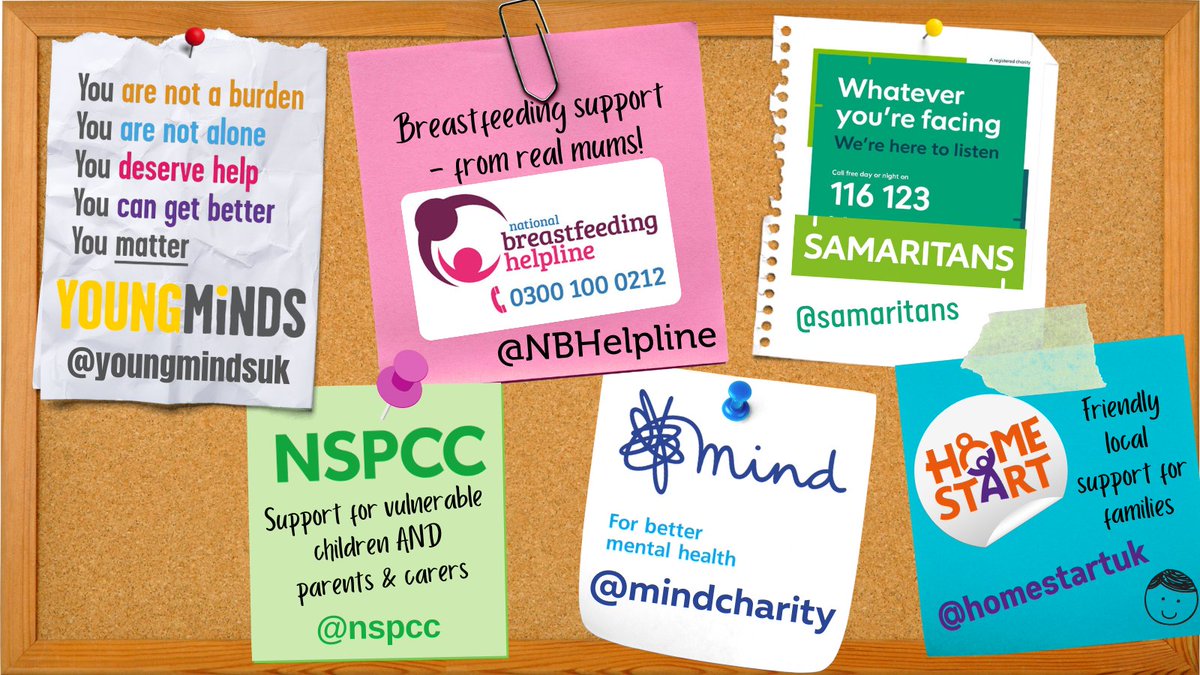 How are you? If your usual "fine" is sounding a bit weary or is just not true any more, you're not alone. Don't suffer in silence - try one of these organisations who offer support in a range of situations 💜
<a href="/NBHelpline/">NationalBFHelplineUK</a> <a href="/YoungMindsUK/">YoungMinds</a> <a href="/samaritans/">Samaritans</a> <a href="/NSPCC/">NSPCC</a> <a href="/MindCharity/">Mind</a> @homestartuk