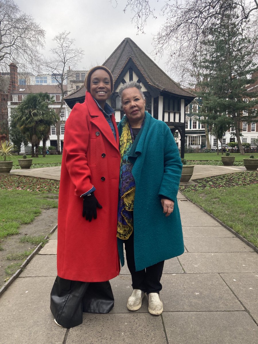 With the dynamic ⁦<a href="/thedanamasters/">Dana Masters</a>⁩ after filming a documentary.