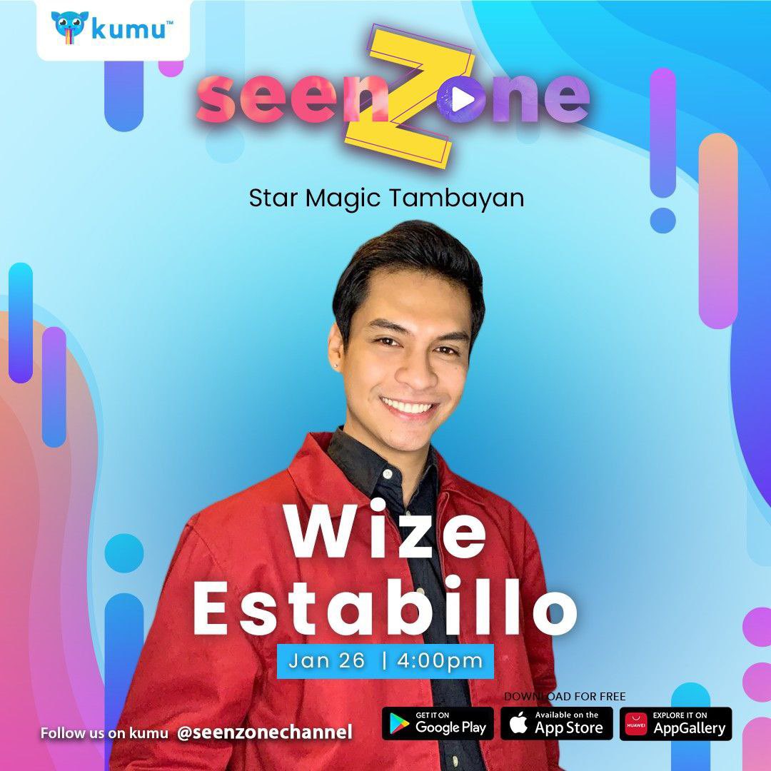 wize_estabillo's tweet photo. What is up guys! Kitakits tayo sa KUMU on Jan 26 at 4pm. See yah there! #kumuph #seenzone https://t.co/suCM9KDVG0