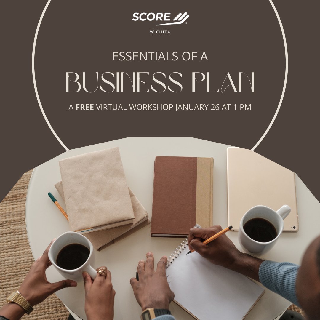 Essentials of a Business Plan on January 26 at 1 PM is a free #virtualworkshop for those who are entrepreneur-minded and are focusing on starting a #newbusiness, expanding an existing business, or selling/buying a business. Register for free at bit.ly/3KBH7z3