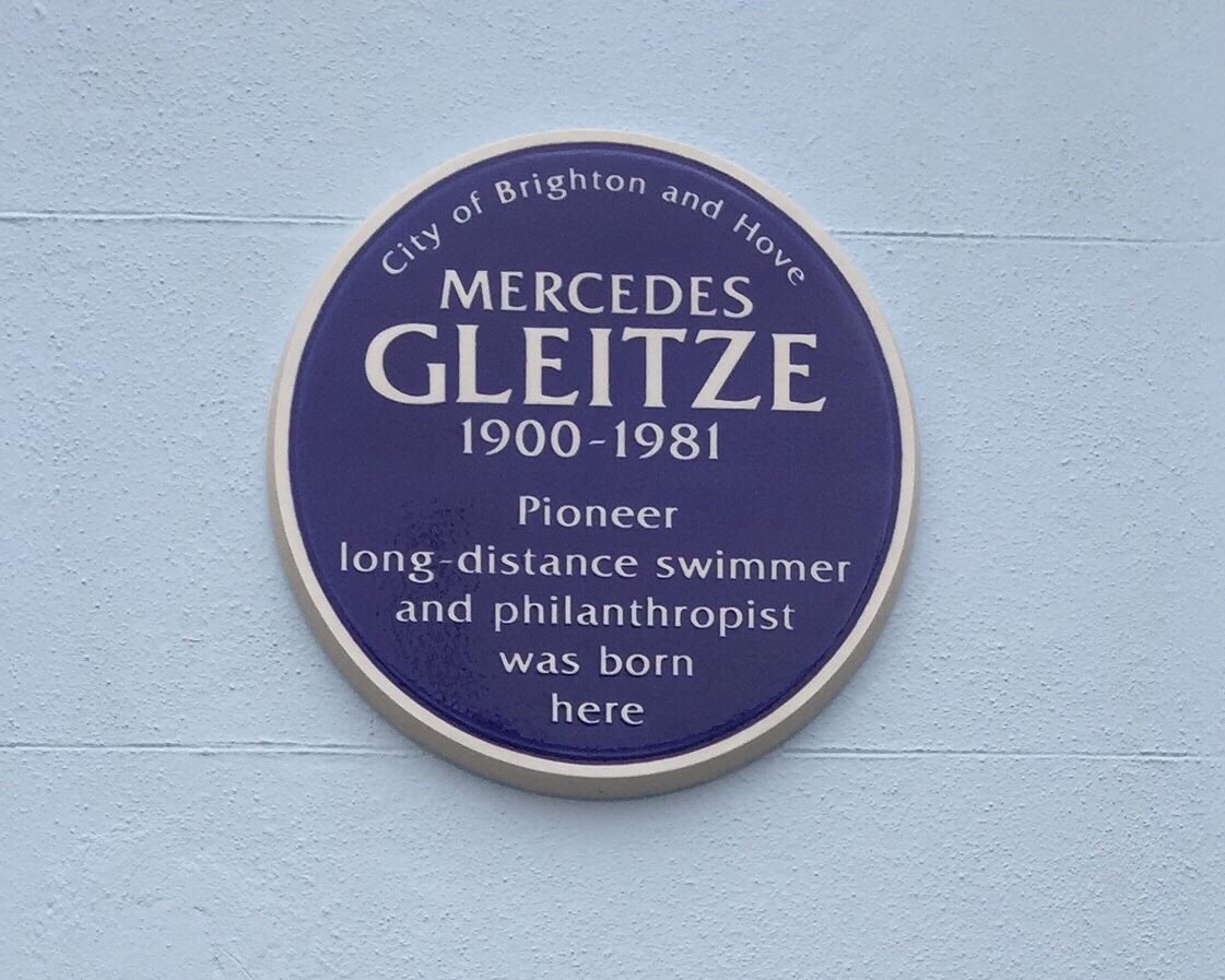 Yesterday a Blue Plaque was unveiled at Mercedes Gleitz’s home in Brighton.
Well done Mercedes. ❤️