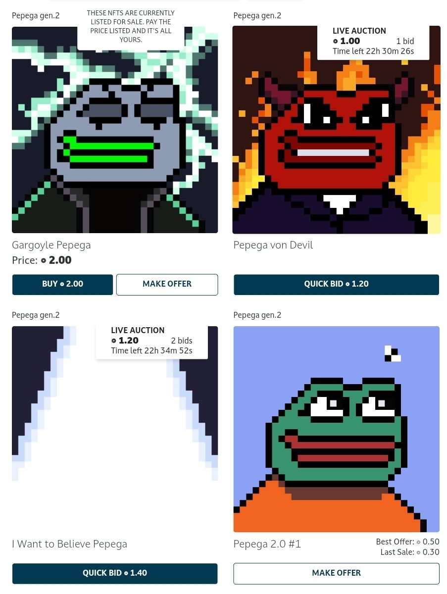 Pepega, Exchange Art