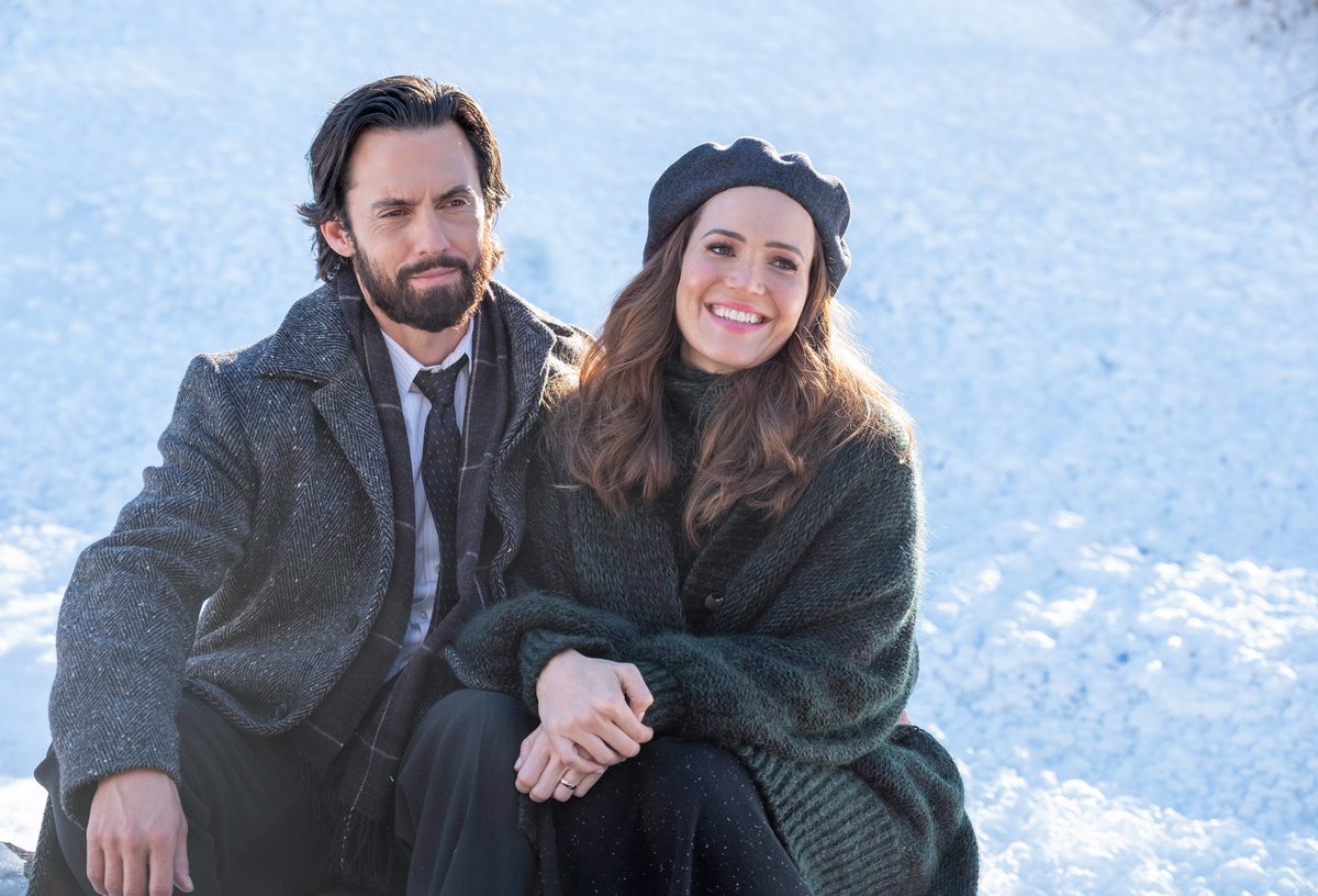TheMandyMoore's tweet photo. Ya know, you don’t really mind the cold when you’ve got yourself a Jack Pearson.😉 #ThisIsUs https://t.co/6rOwxibIiL