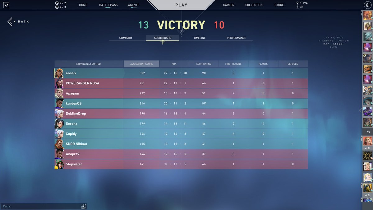 vanished_val's tweet photo. First win of the day, let's keep going. GG's to #LasYicas!
#VCTGameChangers https://t.co/UOeVwPVocW