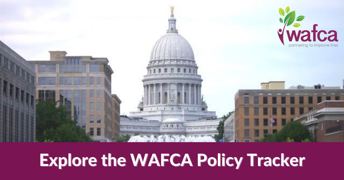 wafca_wi's tweet photo. Keeping track of legislation and policy updates can be time-consuming, unless you’ve joined WAFCA. Our members receive regular updates on key state legislation that matters most to them. Explore our policy tracker: https://t.co/vovj7FceSa https://t.co/8cUNNUxXr0