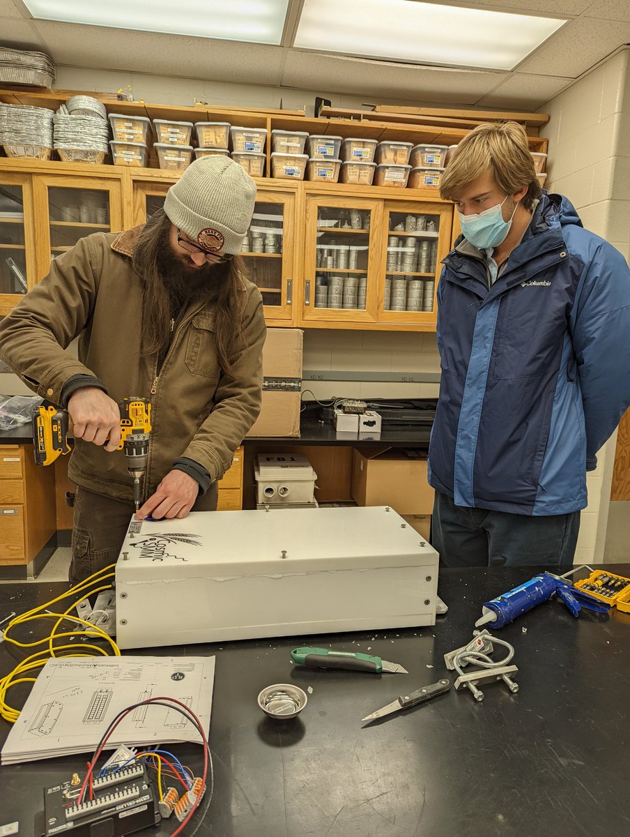 Today Bryan from RDT Inc. taught us more about their neutron detectors!