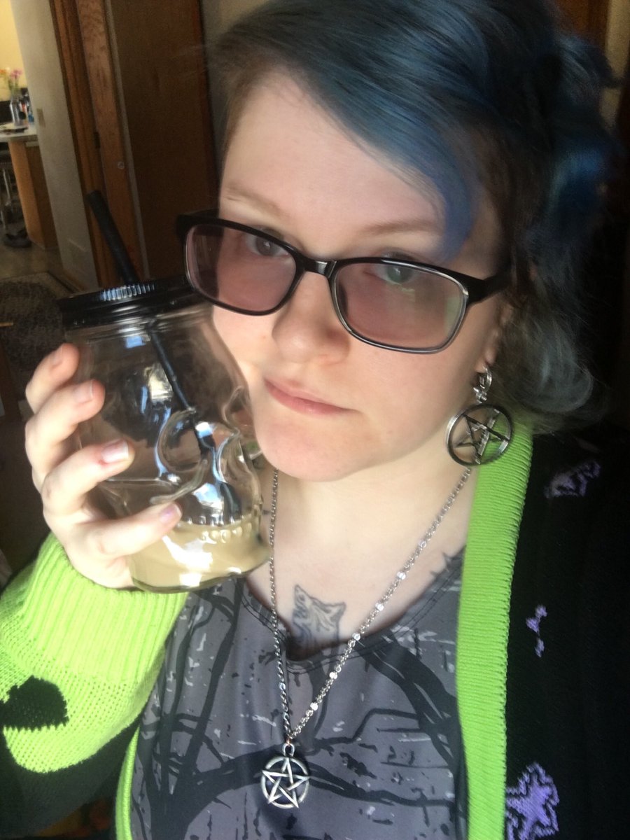 zombiecheshire's tweet photo. Embracing my coffee goth today
#thisisgoth https://t.co/EhBjwoxJvj