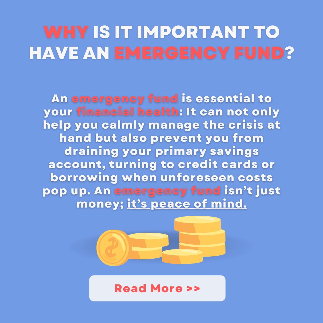 _MonarchMoney_'s tweet photo. An emergency fund is 💵 set aside for unforeseen circumstances. Think of it as a safety net to catch you when expenses spring up unexpectedly. 🧾 https://t.co/SIVJOS8Z9j