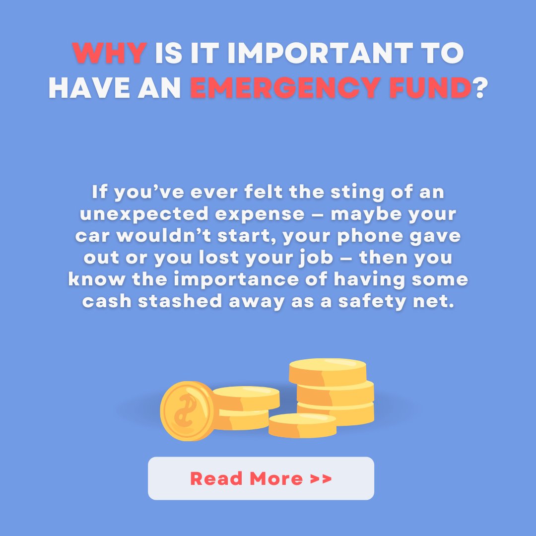 _MonarchMoney_'s tweet photo. An emergency fund is 💵 set aside for unforeseen circumstances. Think of it as a safety net to catch you when expenses spring up unexpectedly. 🧾 https://t.co/SIVJOS8Z9j