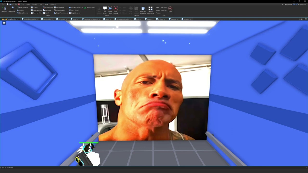 The rock sus face - Roblox