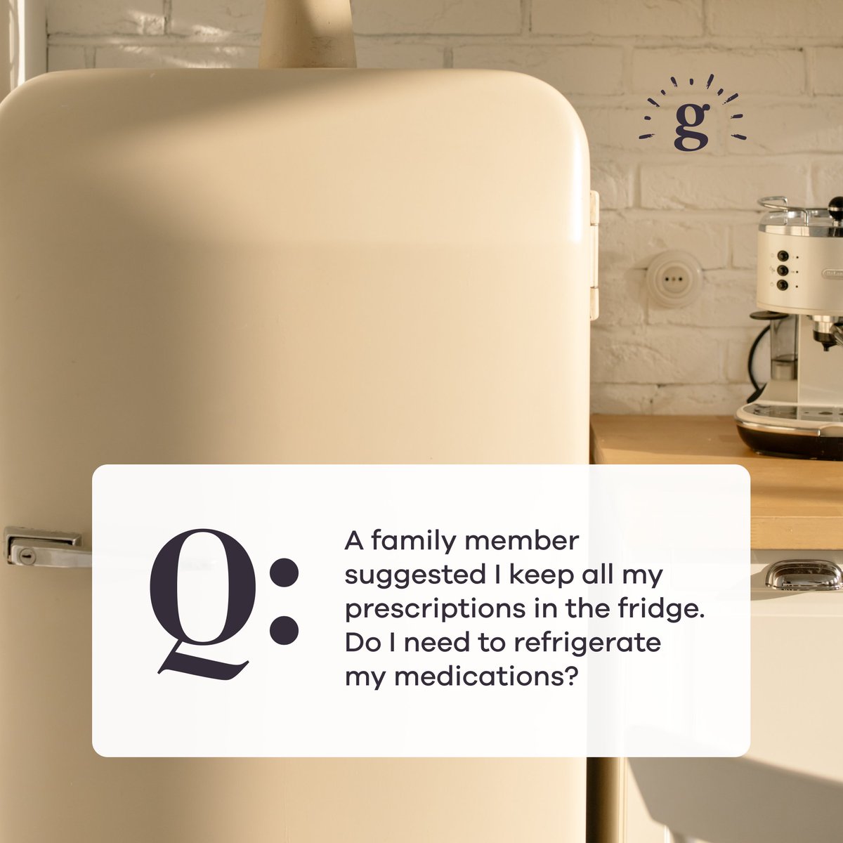 genius_rx's tweet photo. You asked, we responded! Check out one of our patient's questions about refrigeration of medications. If you have any questions, you can always message us, and we will gladly help provide you with the correct answer. 
#faq #frequentlyaskedquestions https://t.co/Hx67F33pWK
