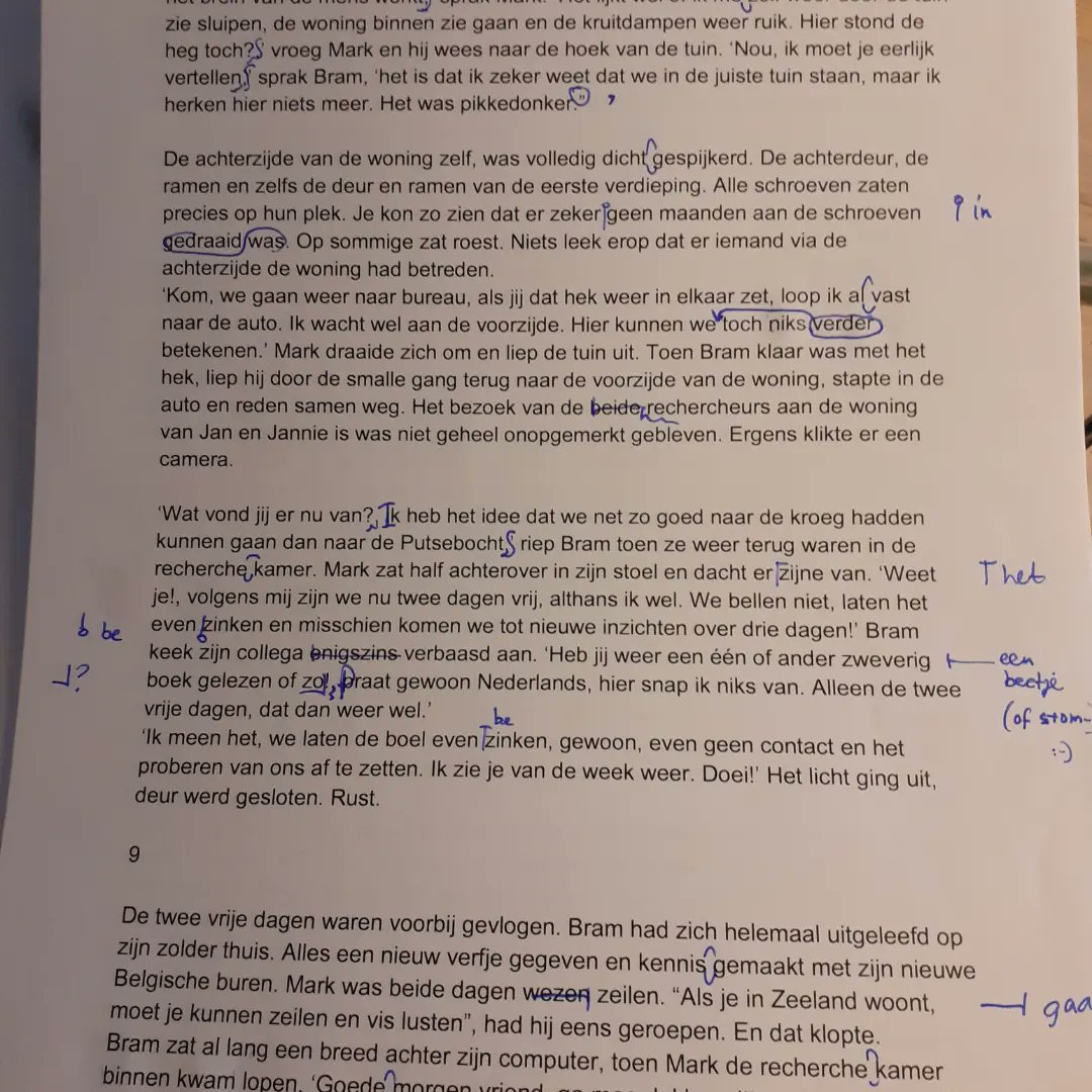 Zo, het corrigeren is begonnen. Binnen acht weken moet het uit komen. Deel III. Ben heel benieuwd naar de recensies. Duurt effe, maar dan heb je ook wat......😉 #correctietweet