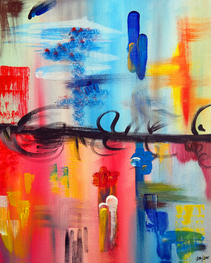 MonikaNFT's tweet photo. 9 of 11 items on @withFND are ♥️sold♥️

The grand finale of my Black Series, "The Birth of Everything", is up for grabs

as well as my "Confidence" 😉

Looking forward to being sold out on Foundation soon 🚀

Thank you for being along for the ride ♥️

#NFTpainters https://t.co/NEEhMw7ntu