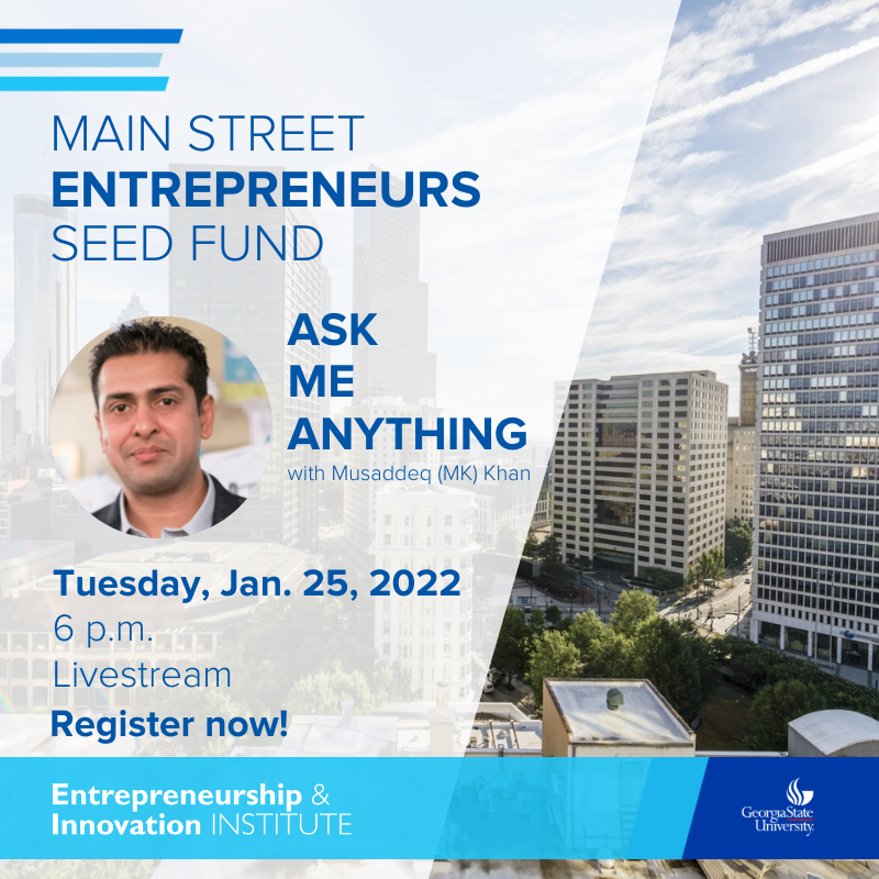 LaunchGSU (@launchgsu) on Twitter photo Did you miss the Ask Me Anything with MK - ENI’s Entrepreneur In Residence? Good news! #ENIGSU will be back next week for a second session to answer more questions about the
<a href="/GeorgiaStateU/">Georgia State University</a>
Main Street Seed Fund. Register NOW: t.gsu.edu/3ttSz9Q
#TheStateWay #StateStarts Did you miss the Ask Me Anything with MK - ENI’s Entrepreneur In Residence? Good news! #ENIGSU will be back next week for a second session to answer more questions about the
<a href="/GeorgiaStateU/">Georgia State University</a>
Main Street Seed Fund. Register NOW: t.gsu.edu/3ttSz9Q
#TheStateWay #StateStarts